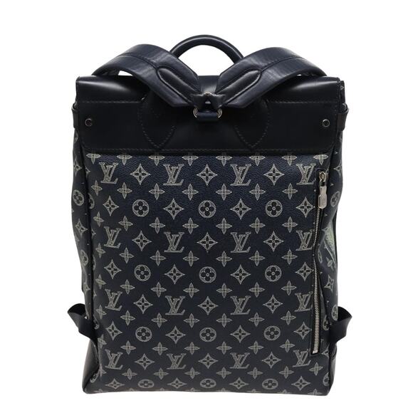LOUIS VUITTON Monogram Savanna Steamer Backpack Black M54126 - Picture 2 of 16